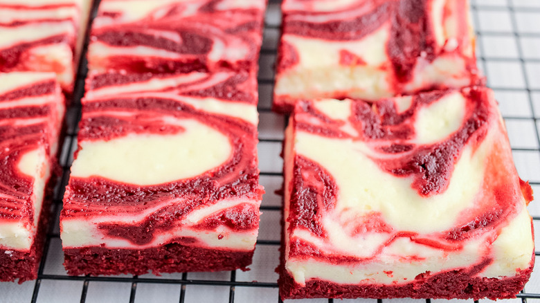 brownies on a cooling rack 