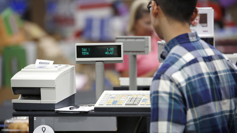 Costco cashier