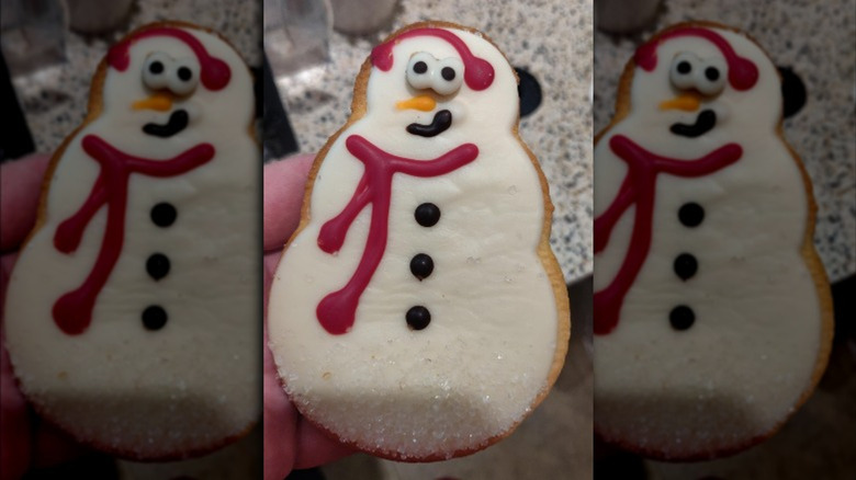 Starbucks Snowman Cookie