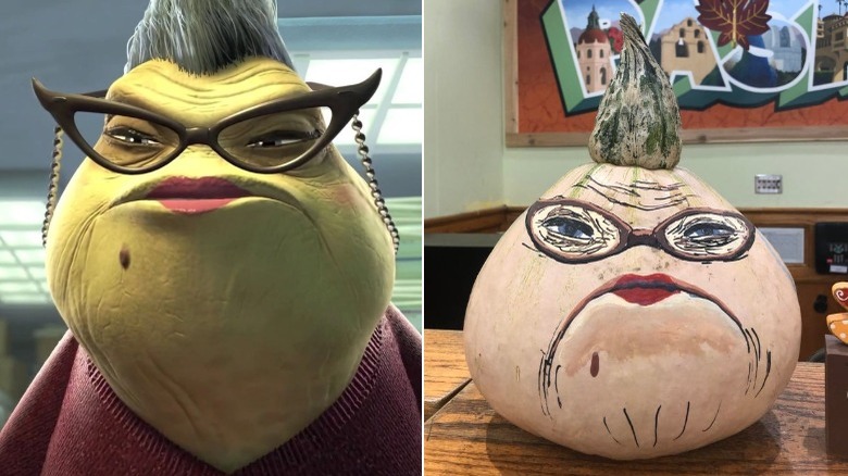 Roz, animated, "squash" Roz