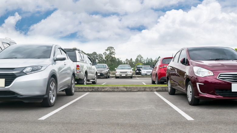 A generic image of a parking lot