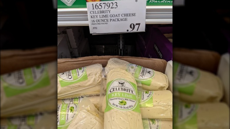 Flavored goat cheese at Costco