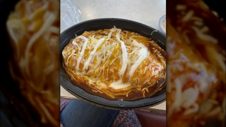 Reddit-user made Taco Bell smothered burrito