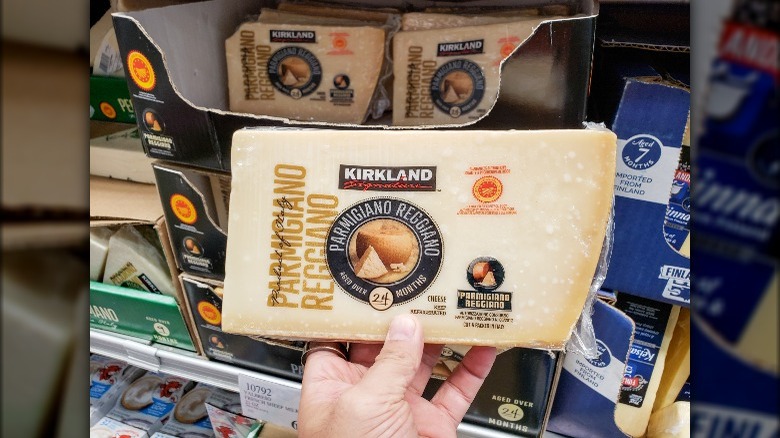 Parmigiano Reggiano cheese from Costco