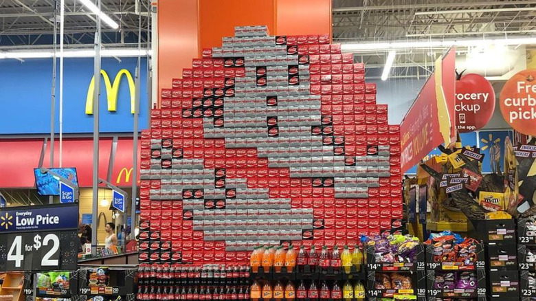 Walmart soda display Ghostbusters