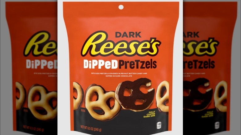 Reese's dark chocolate dipped pretzels