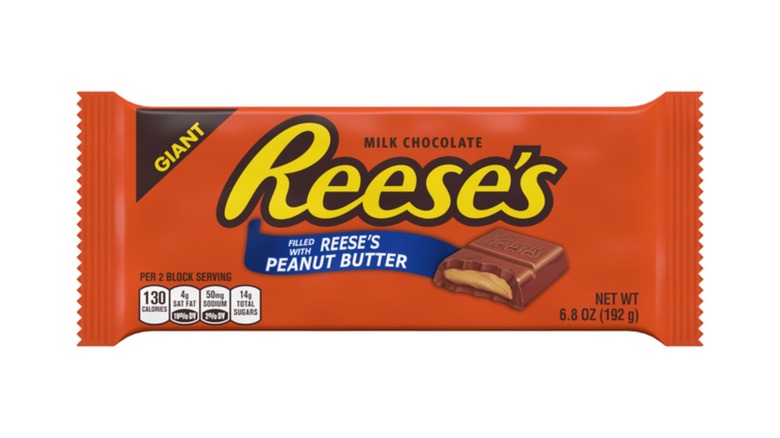 Giant Reese's peanut butter bar 