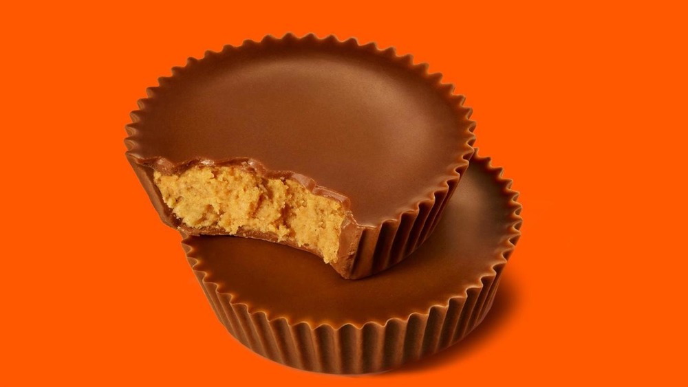 Stacked Reese's peanut butter cups