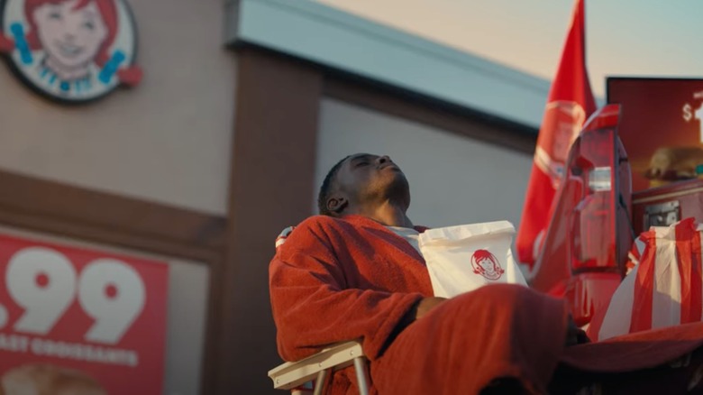 Reggie Bush in Wendy's commercial