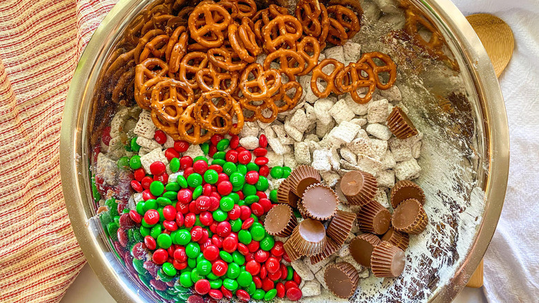 bowl with reindeer food ingredients