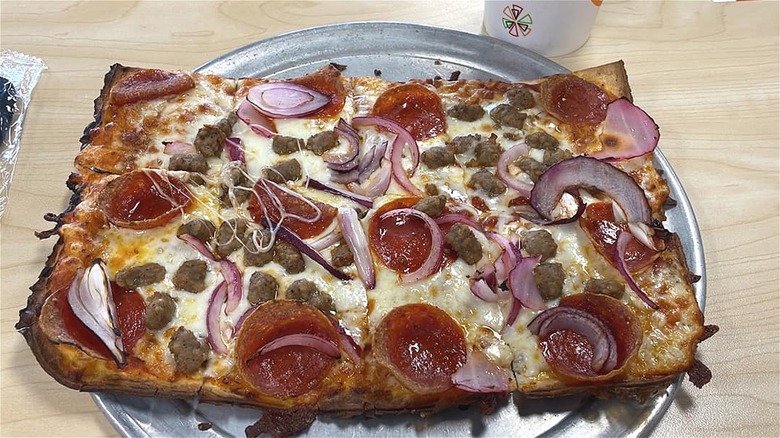 Cici's Pizza flatbread pizza