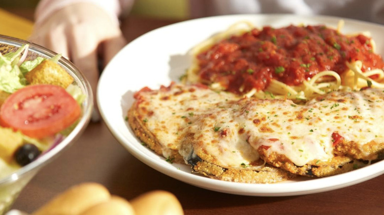 Olive Garden eggplant Parmesan