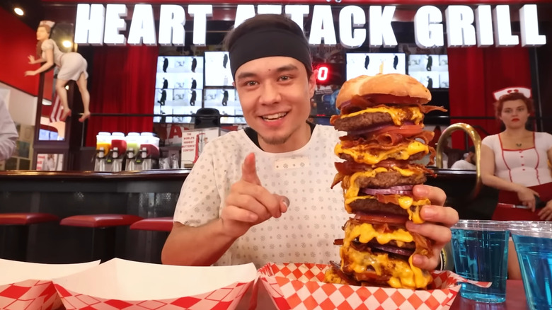 massive Heart Attack Grill burger