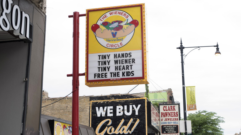 The Wieners Circle sign