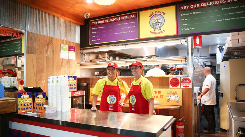 Interior of a Los Pollos Hermanos pop up