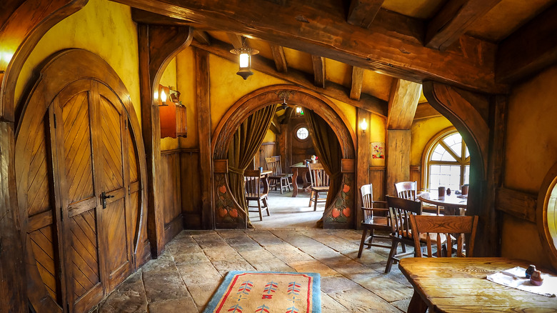 Interior shot of the Green Dragon Inn in New Zealand