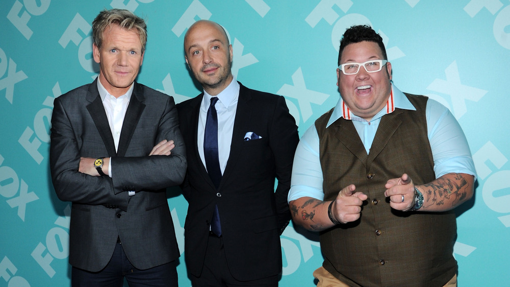 Several MasterChef judges pose for a photo