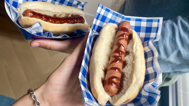 hot dogs with pepsi colachup