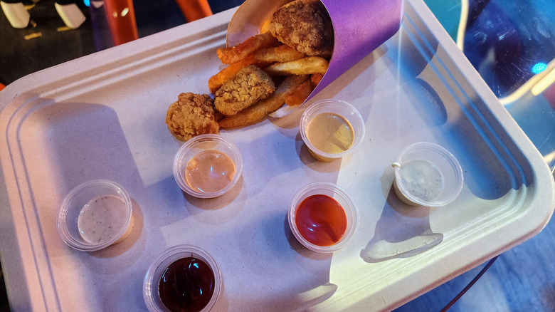 Crispy Chicken Nuggets and Nacho Fries