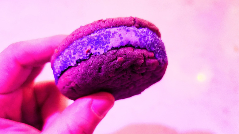 Ube Strawberry Cookie