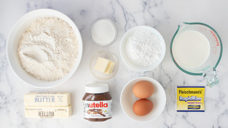 Nutella filled croissant ingredients