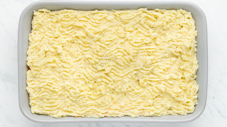 unbaked cottage pie