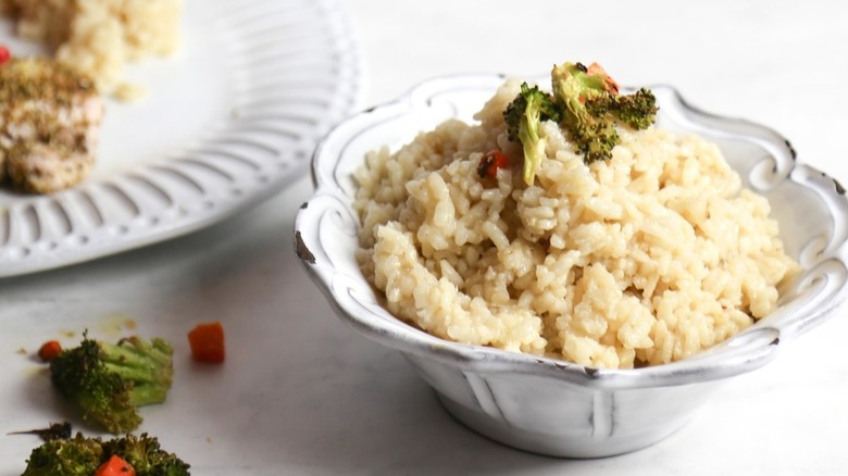 Five-ingredient vegan risotto