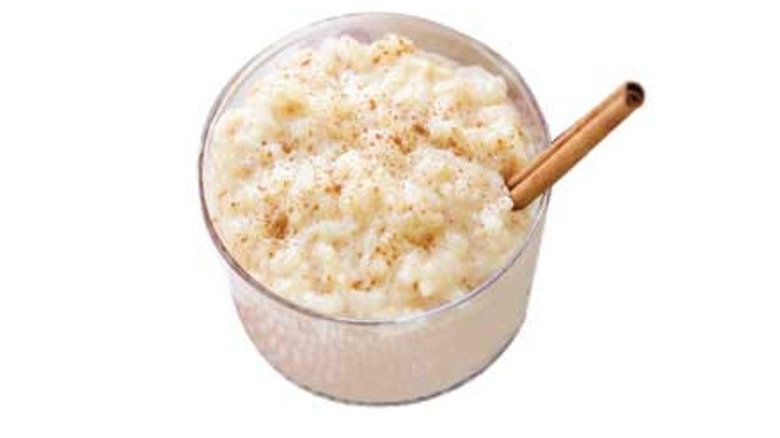 rice pudding with cinnamon stick