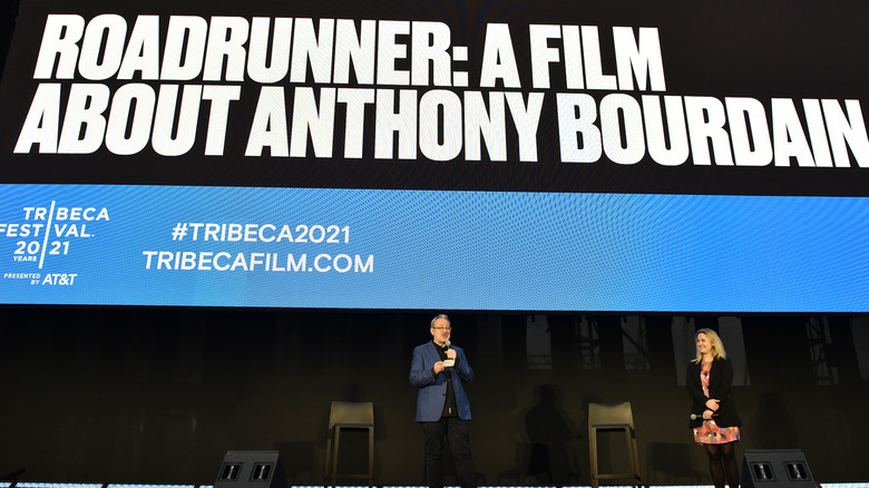 Director Morgan Neville at the premiere of Roadrunner: A Film About Anthony Bourdain