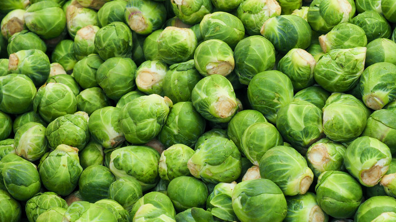 pile of Brussels sprouts