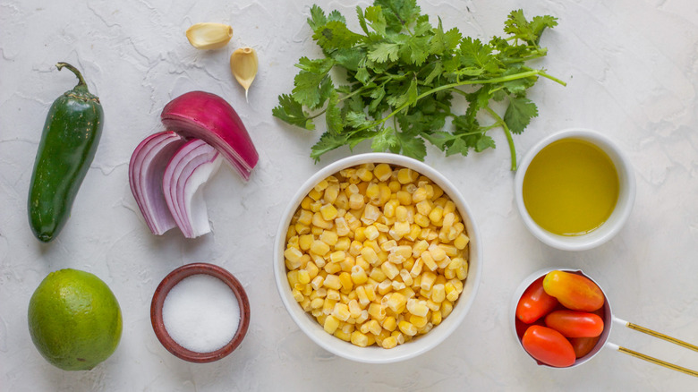 ingredients on counter 