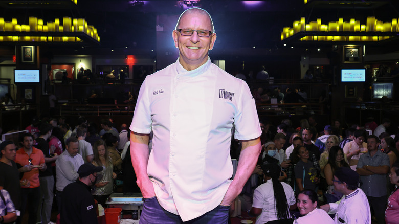 Robert Irvine smiling at an event