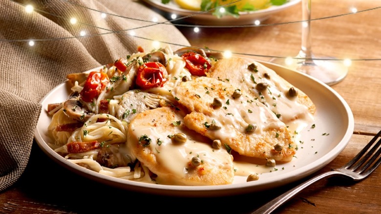 plate of Chicken Scaloppine