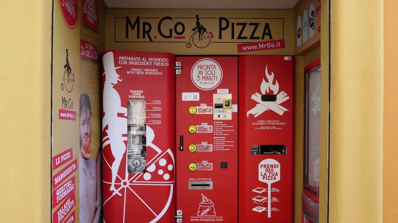 The pizza vending machine in Rome