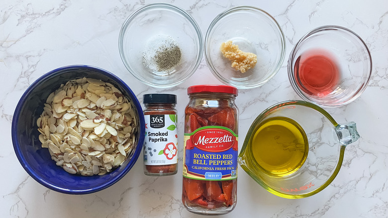 ingredients for romesco sauce