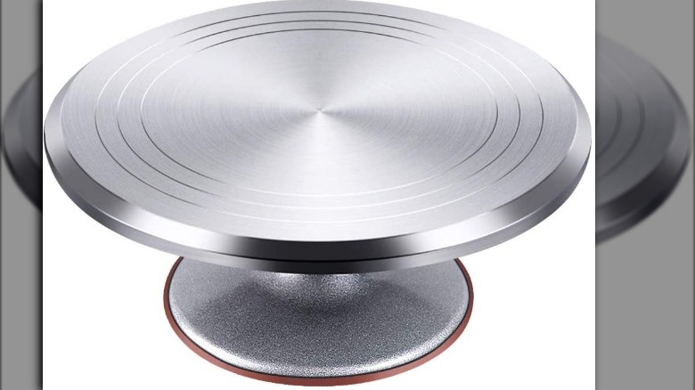 Kootek Aluminium Alloy Revolving Cake Stand