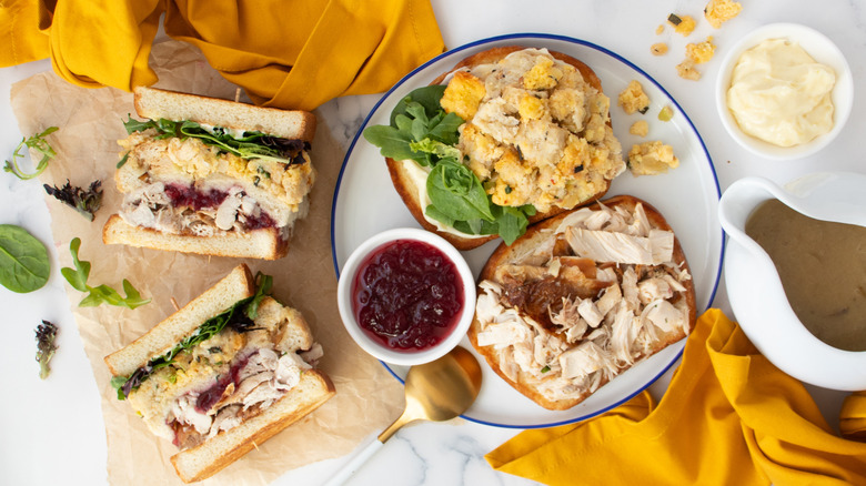 leftover thanksgiving turkey sandwich spread