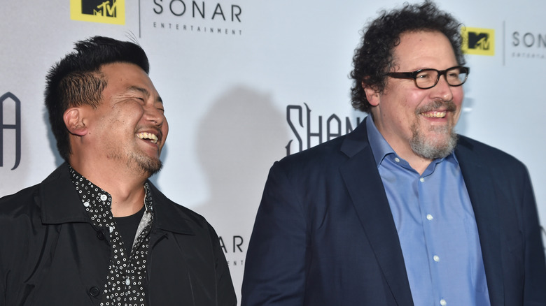 Roy Choi and Jon Favreau laughing