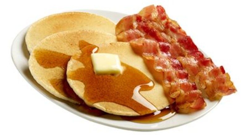 roy rogers pancakes and bacon