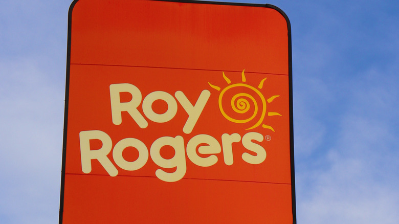 Roy Rogers restaurant sign