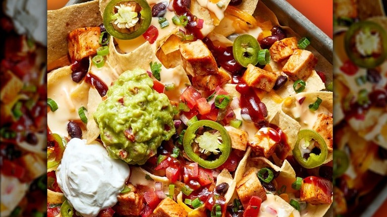 BBQ Chicken Street Nachos