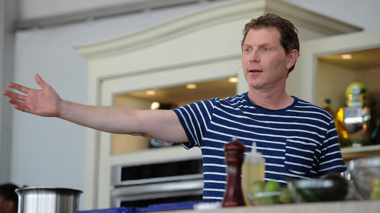 Bobby Flay gestures broadly