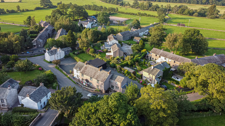 Village in Cumbria UK