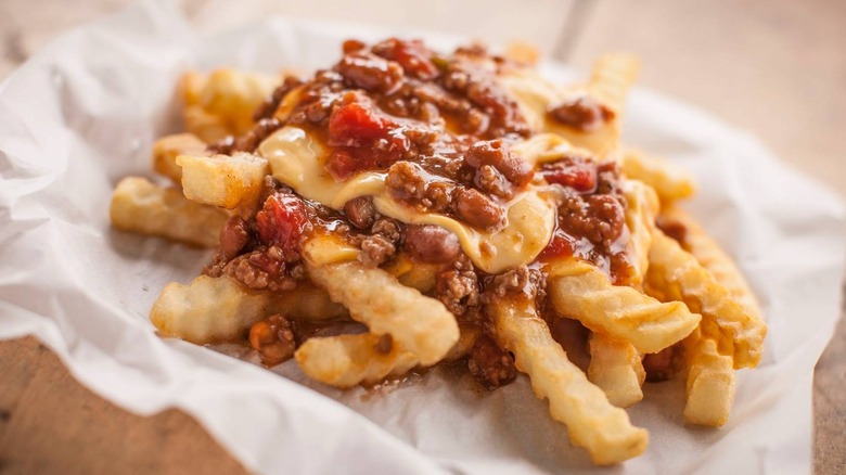 Runza's chili cheese fries