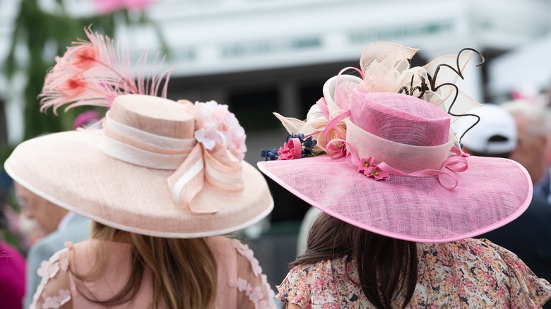 Fancy hats with fascinators