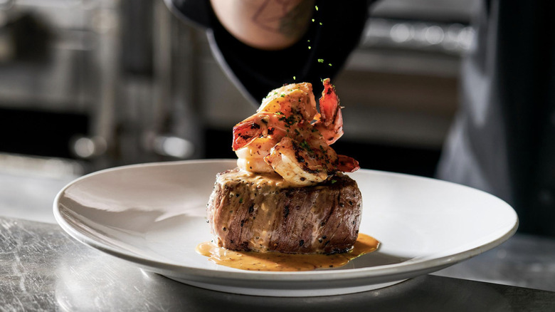 surf and turf at Fleming's