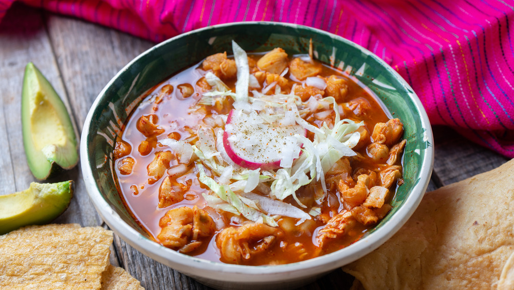 traditional pozole soup