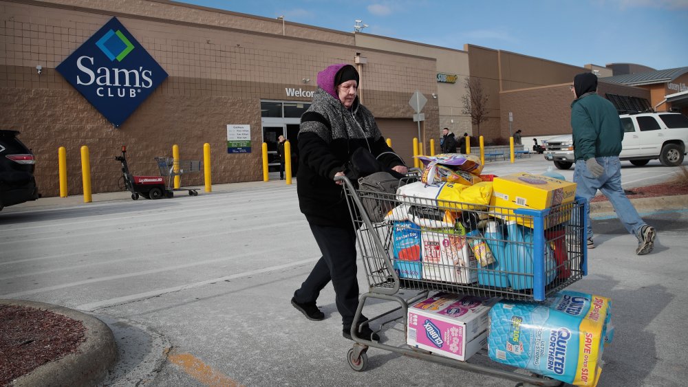 Full grocery cart