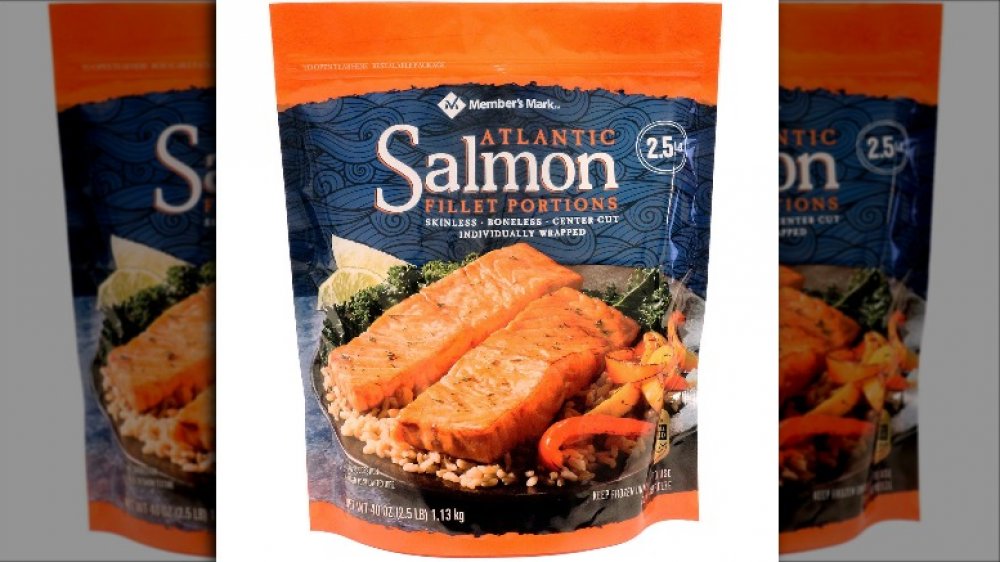 frozen salmon fillets from Sam's Club