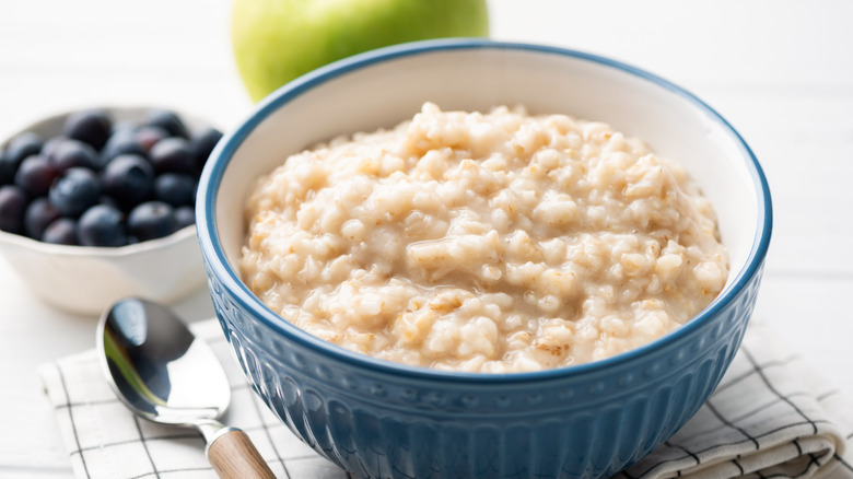 Oatmeal in bowl